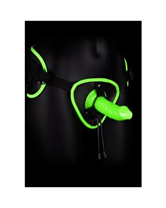 Ouch! Strap-On Harness with Glow in the Dark Glitter