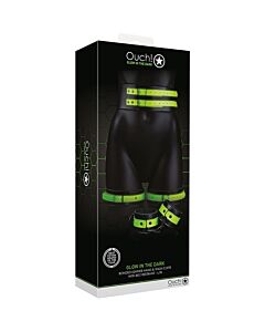 Ouch! Thigh Straps + Glow in the Dark Belt - Buy Online