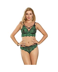 Green Floral Charm
