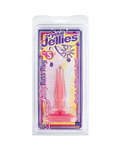 Crystal jellies pink anal plug small