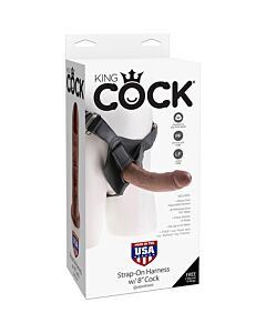 King cock strap-on harness w / 8