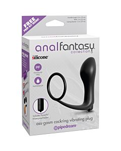 Plug vibrator anal ring for black penis