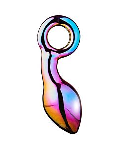 Chunky Glamour Glass Ring - Glass Anal Plug