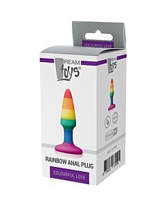 Rainbow Mini Anal Plug Lovebow