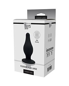 Black Plug Love - Dual Density Silicone with Suction Cup