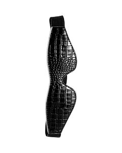Black Croco Bandage