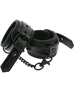 Croco Black Handcuffs