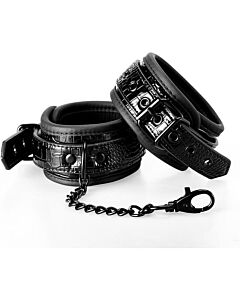 Croco Black Handcuffs