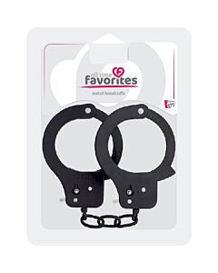 Seductive Initial Metal Handcuffs