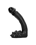 All black pene realístico 19cm