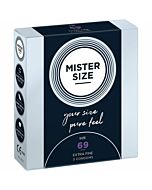 Mister size 69- preservativos extrafinos  (3 pack)