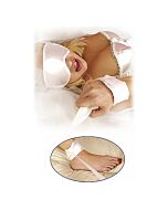 White satin bondage kit Fetish