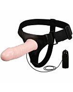 Baile hollow elastic harness vibrator 17cm