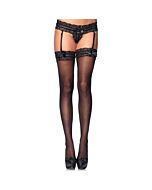 Leg avenue lace stockings with garters