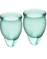 Satisfyer feel confident kit copa menstrual transparente  15+20ml