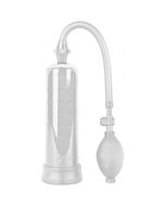 Bubble pump suction power for transparent hard erections