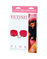 Fetish fantasy dolls with pink handcuffs to chain