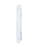 Crystal jellies double penis 30 cm transparent