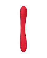 Doble penetracion vibrador flex rojo
