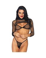 3-piece net set - black
