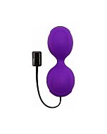 Kegel vibe balls - bolas de silicona con vibración - morado