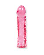 Crystal penis gelatin jellies realistico rose 20 cm
