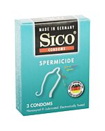 Sico condoms preservativos con espermicida 3 unidades