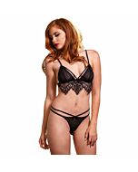 Leg avenue chantilly lace bra and thong