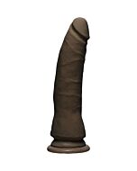 Dildo delgado ultraskyn 17 cm - negro