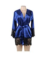 Bata kimono silk justice azul