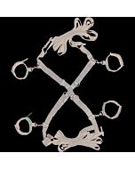 Bindings to bed with handcuffs