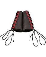 Saffron gauntlet cuffs - esposas prisionero - rojo