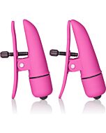 Vibrating nipple clamps