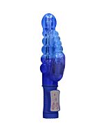 Vibrador rampante burbujas con rotación - azul