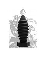 Plug anal silicona tornillo - negro