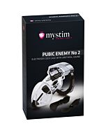 Chastity belt pubic enemy no.2 cock cage - transparent