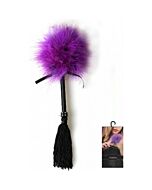 Purple marabou feather duster