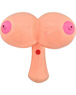 Funny gun shaped like breasts