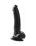 Basix gelatin penis suction black 21 cm