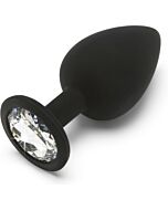 Diamond booty jewel - plug de silicona - grande