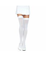 Pure White Opaque Stockings