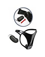 Fetish fantasy thong remote control vibrator with 10 functions