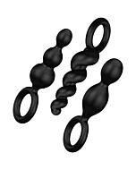 Satisfyer Trio Plugs Black