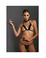 Kinky bondage collar and leash