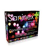 Saninex preservativos transparentes ultra finos 144 uds