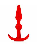 Smiling red anal plug 35 "
