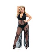 Mono nicki de encaje floral