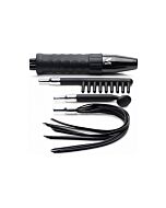 Is e-stim wand w 3 masajeador con accesorios