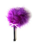 Purple marabou feather duster secret play