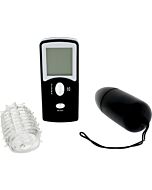 Remote control vibrating bullet black